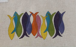 Kate Nelligan:KN14 Multi Fish 3 1/2"x7" 18m