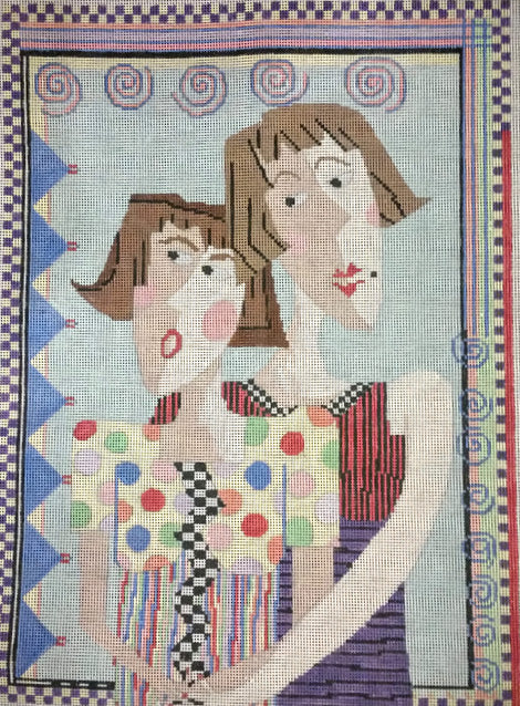 Penny Macleod:PM210 TWO GIRLS, 13X18 13M