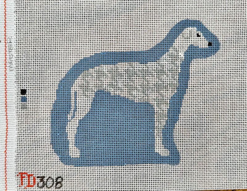 Froopy Designs:FD308 Houndstooth Dog
