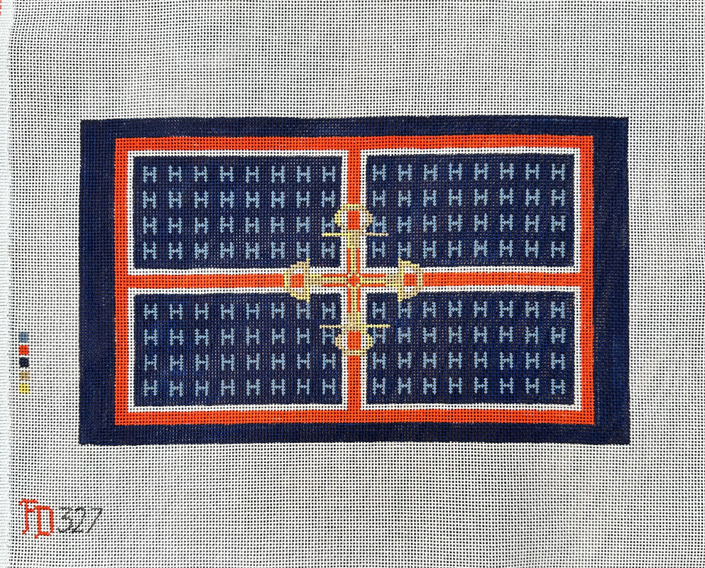 Froopy Designs:FD327 H Equestrian Clutch, 6"x9