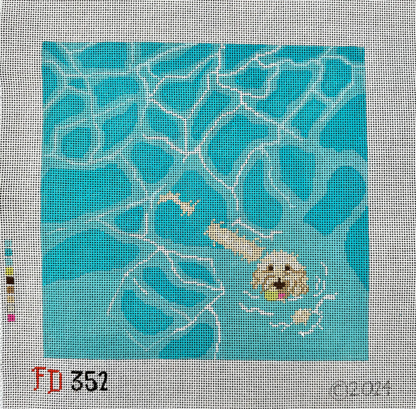 Froopy Designs:FD352 Labradoodle Pool Fetch, 1