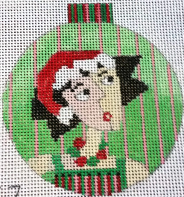 Penny Macleod:PM277 Santa's Girl Ornament