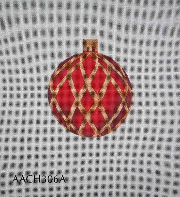 Christmas Balls:CH306A Reds with Gold Cage