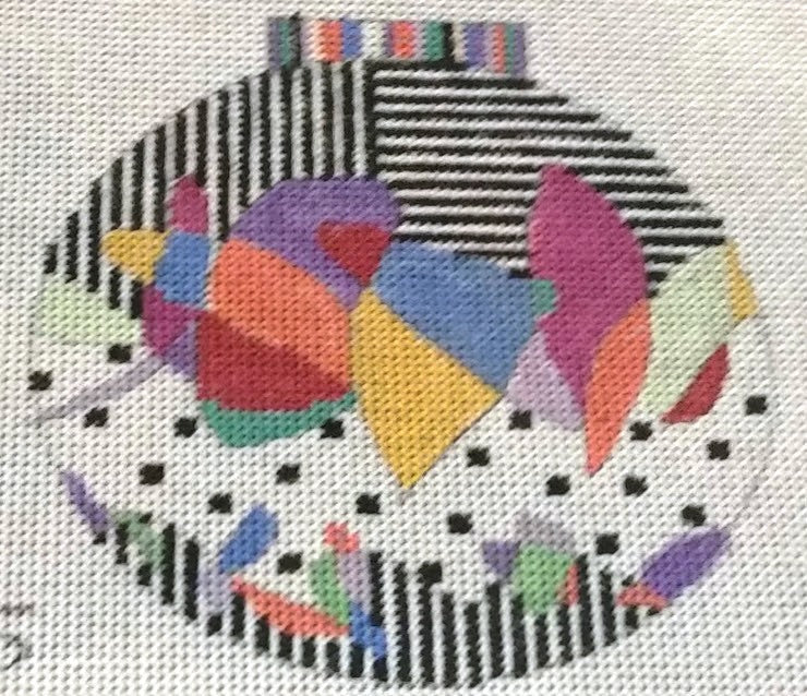 Penny Macleod:PM245 SCATTERED ROUND ORNAMENT,