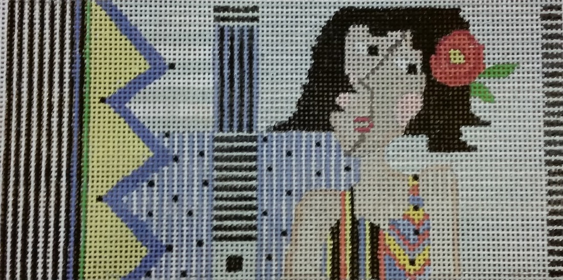 Penny Macleod:PM45 Her Red Flower 8 1/2x4 1/4