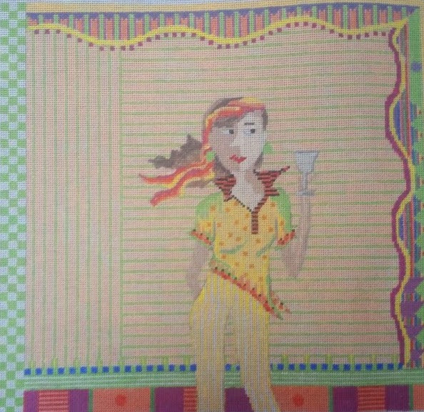 Penny Macleod:PM194, 14 1/4 x 15", 13M Sassy