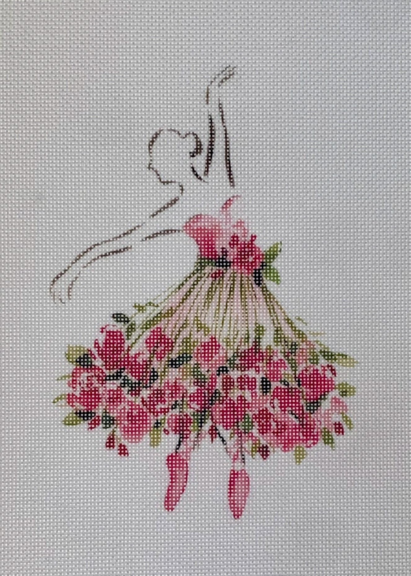 Ellen Crimi-Trent:ECT876G Ballerina w/Flowers