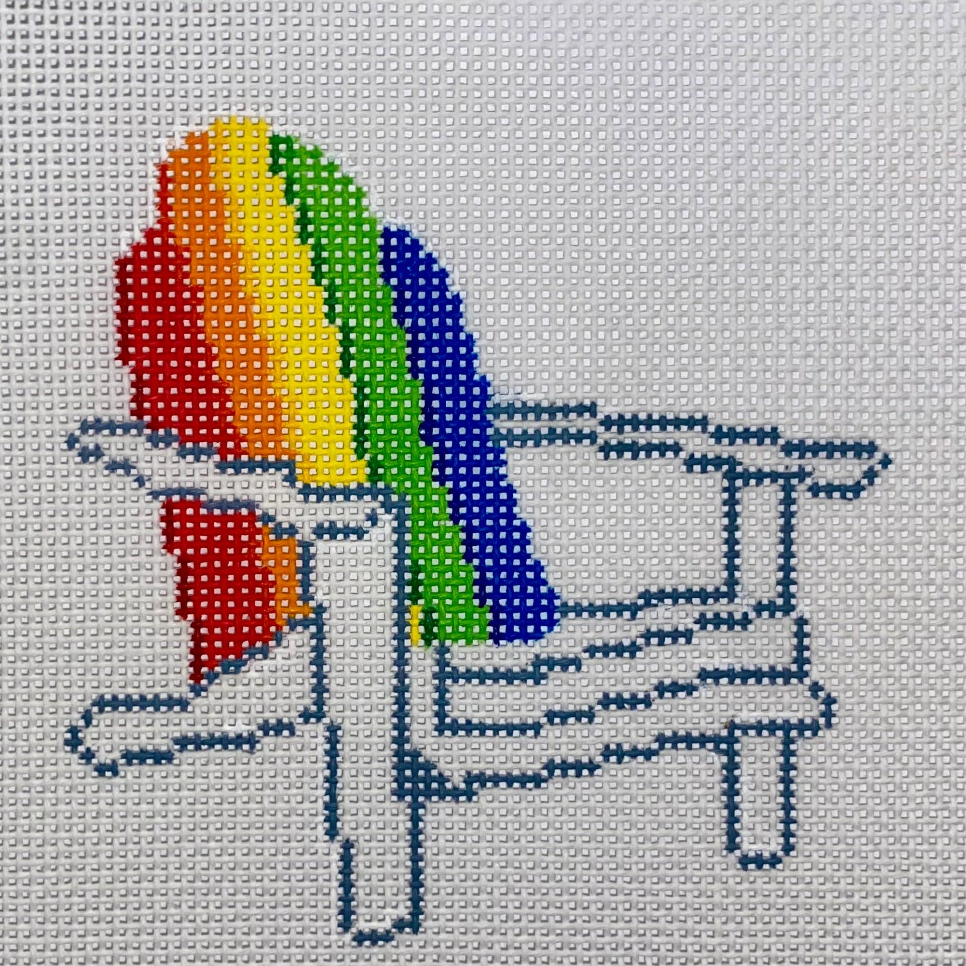 Froopy Designs:FD166 Rainbow Adirondack Chair