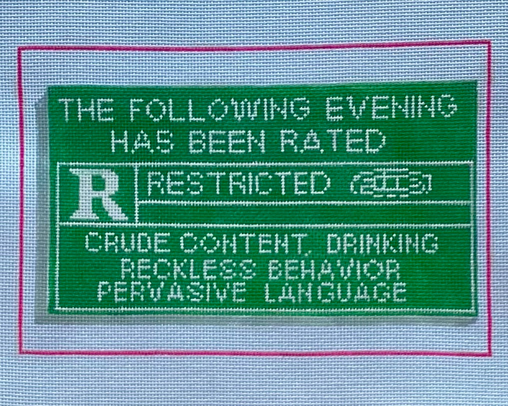 Froopy Designs:FD210 Rated R Evening 5.5" x 8.