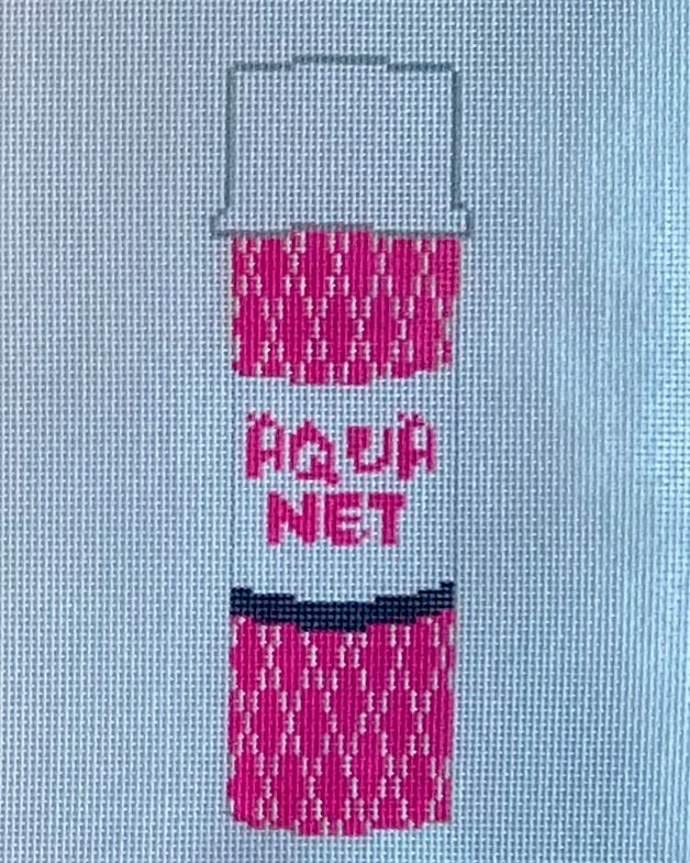 Froopy Designs:FD349 Pink Aqua Net, 2"x6" on 1