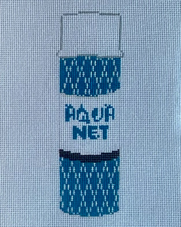Froopy Designs:FD351 Blue Aqua Net, 2"x6" on 1