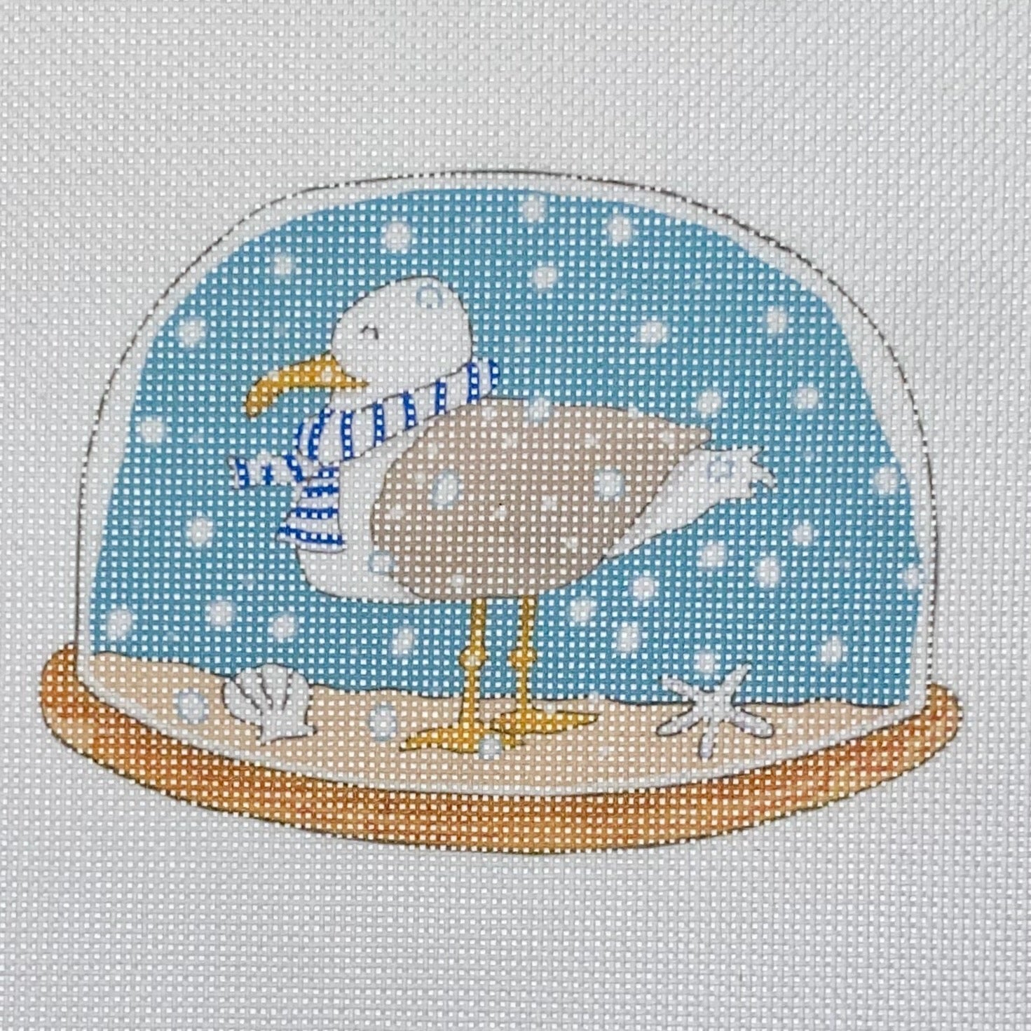 Sara Fitz:SF44 Seagull Snow Globe 5x5 18M