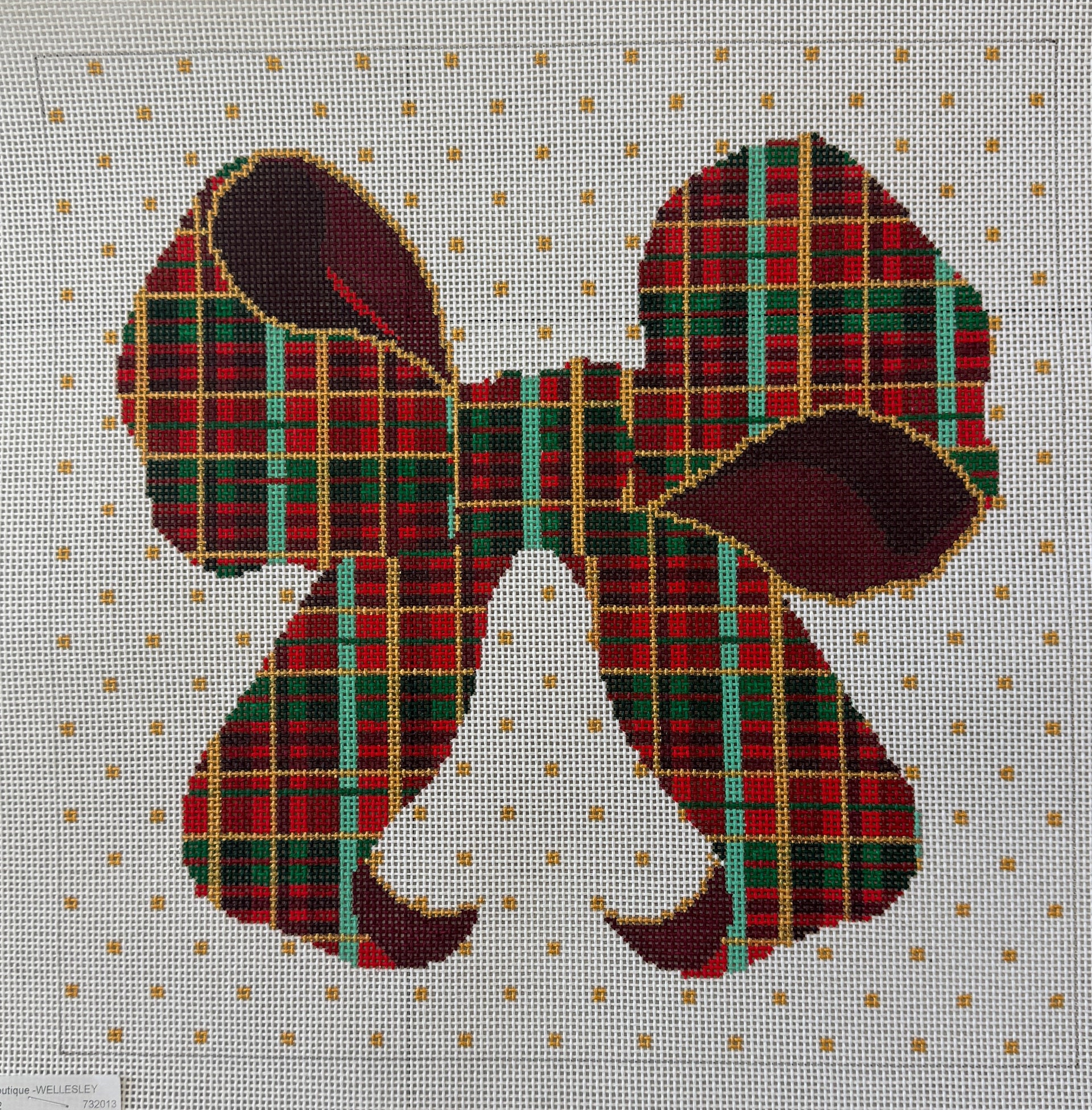Bows:KB22 Plaid Bow 12x12 13M