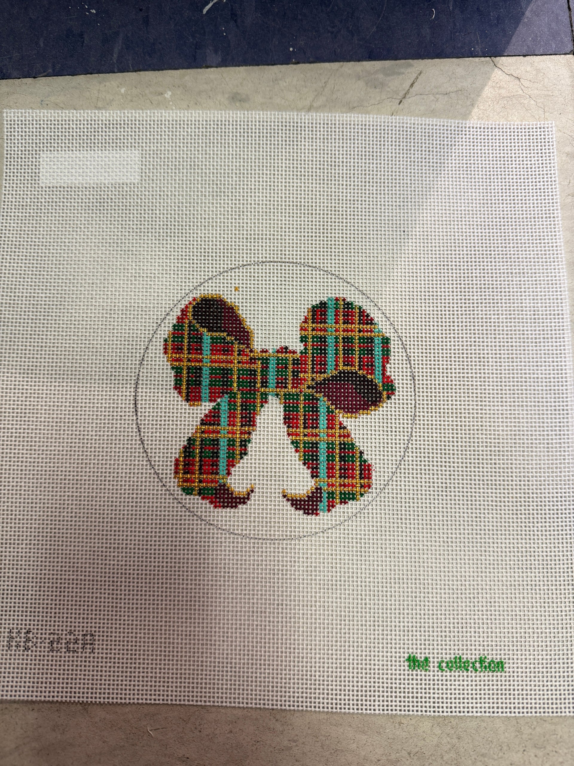 Bows:KB22A Mini Bow Plaid 4x4 18M