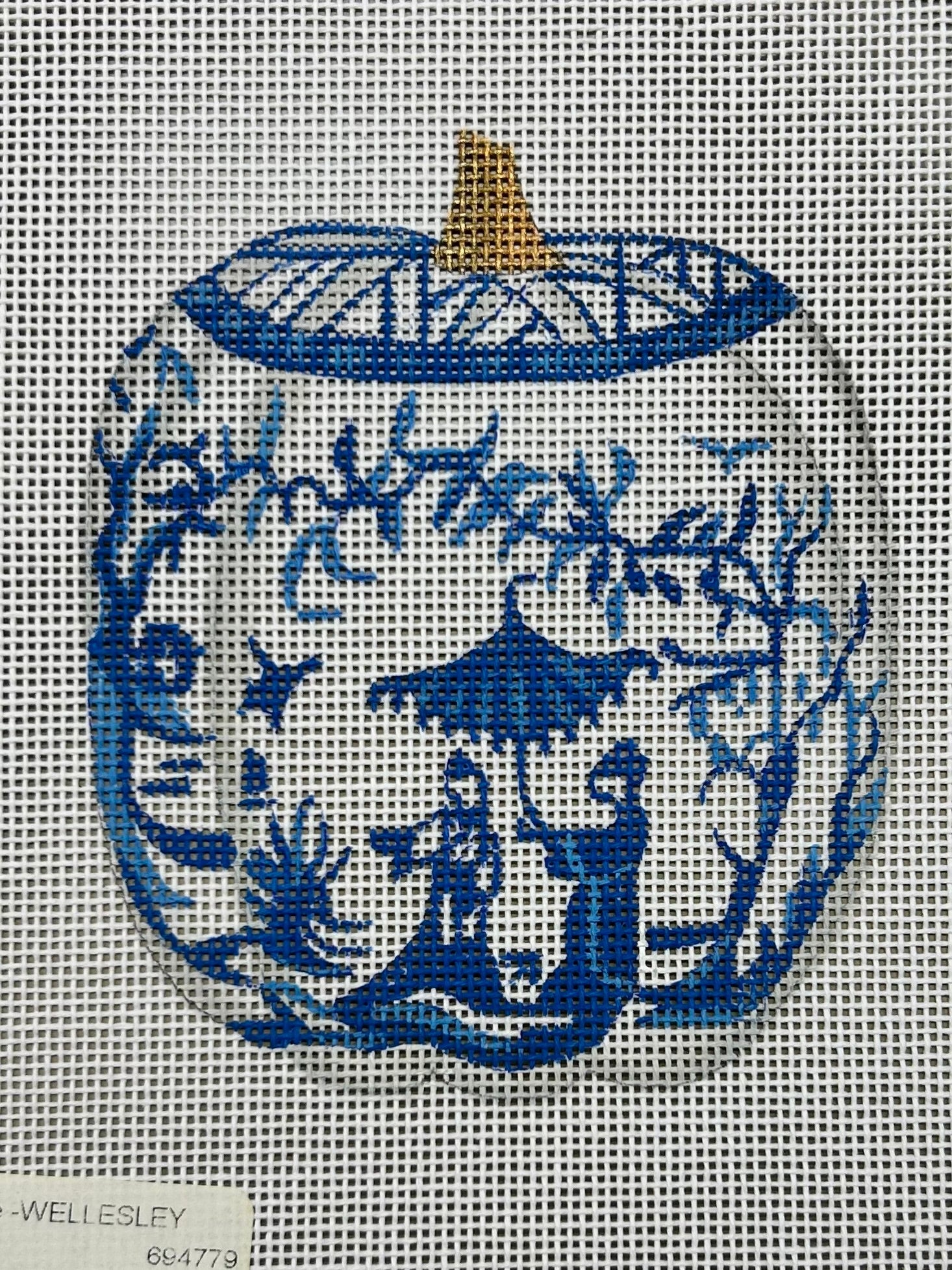 Halloween:HA509 blue/white pumpkin Paras