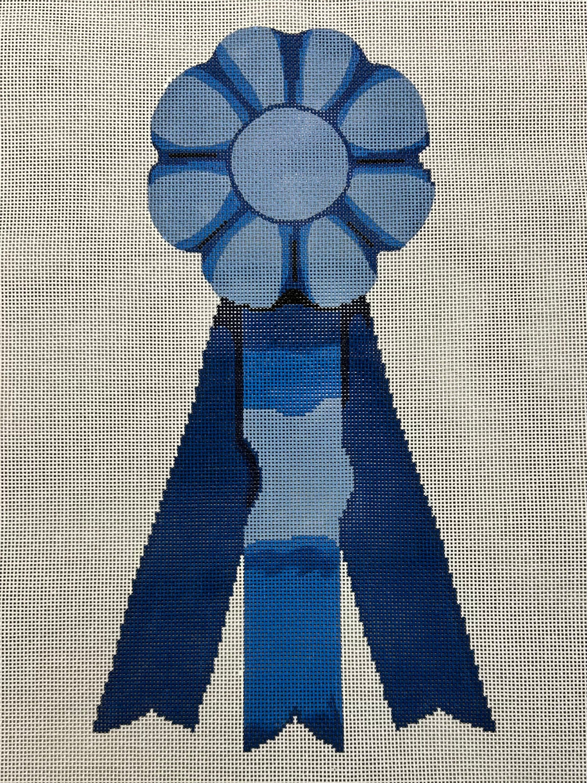Froopy Designs:FD261 Blue Prize Ribbon, 6.5"