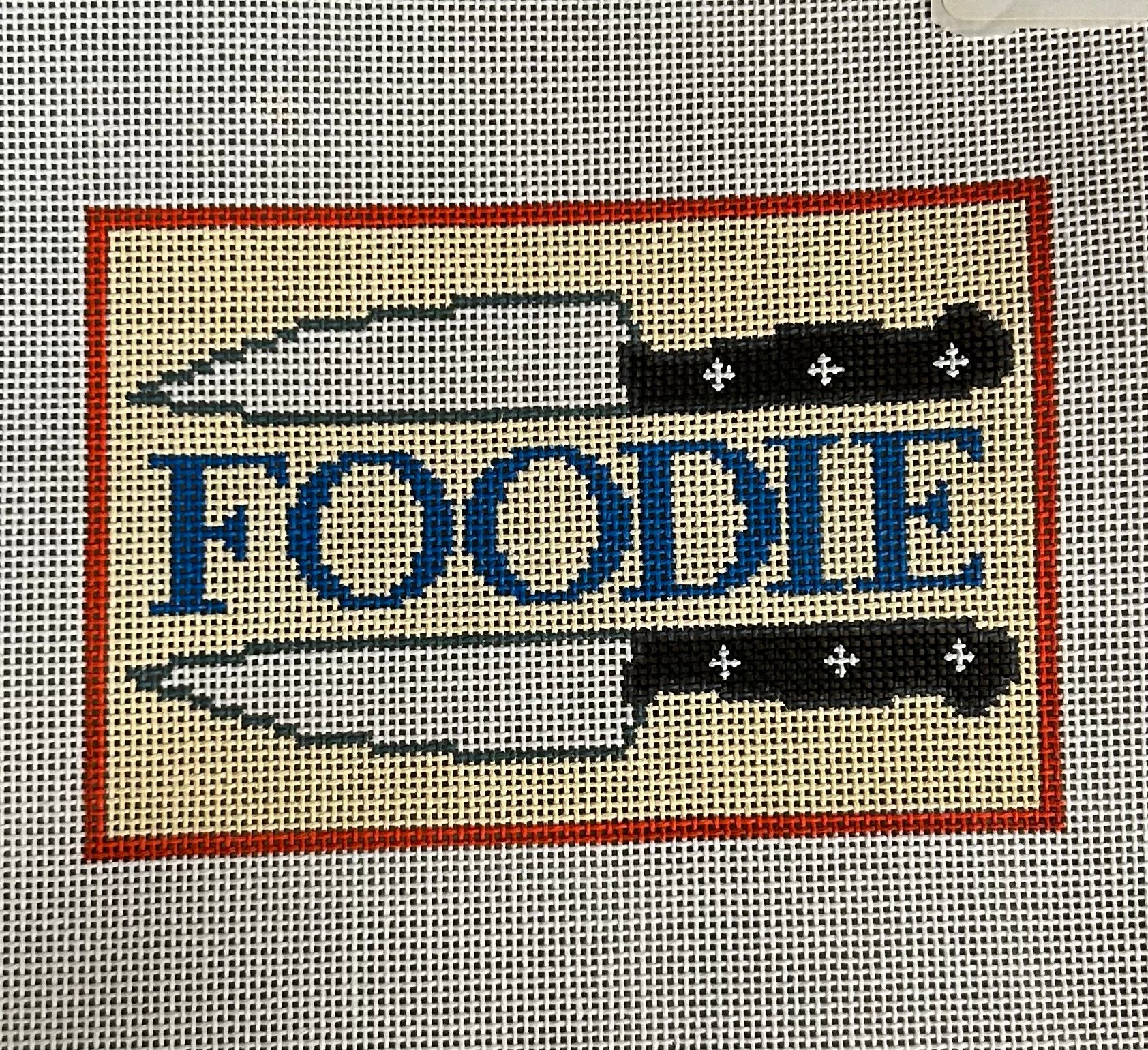 Froopy Designs:FD142 SERIOUS FOODIE, 6” x 3” o