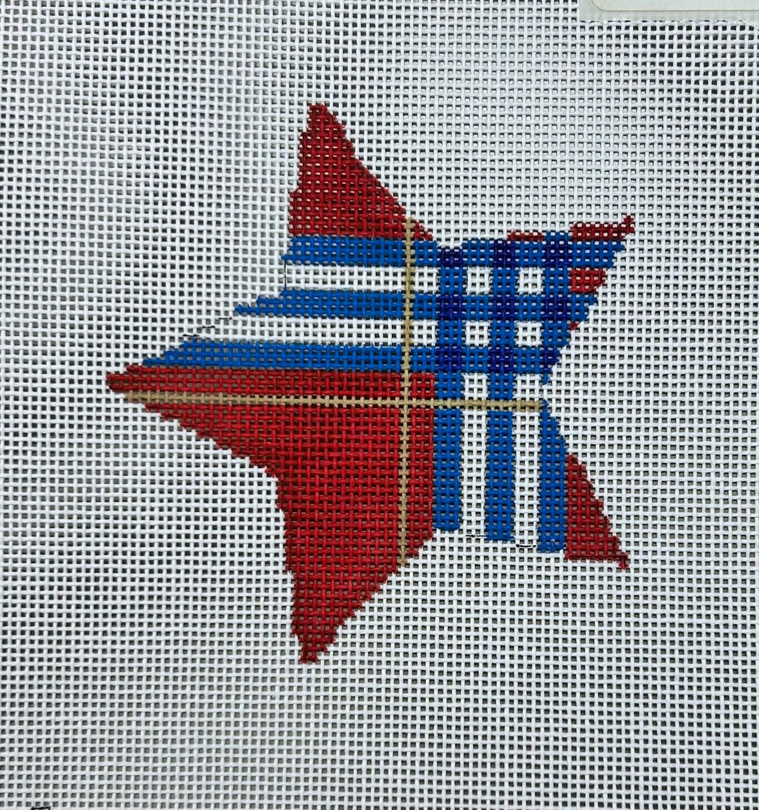 Froopy Designs:FD63 Brit Plaid Star