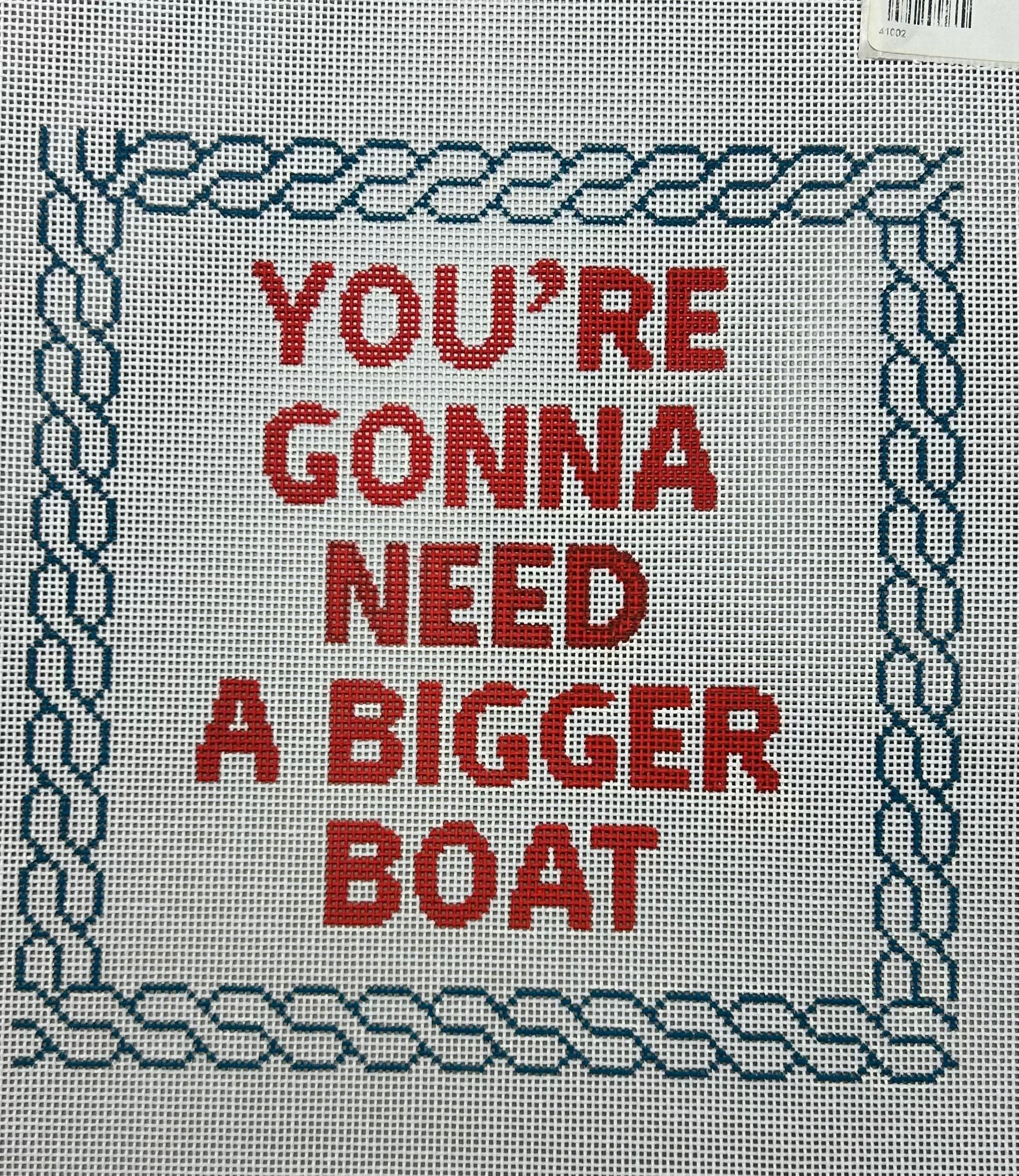 Froopy Designs:FD126 Bigger Boat (Jaws) 7" Squ