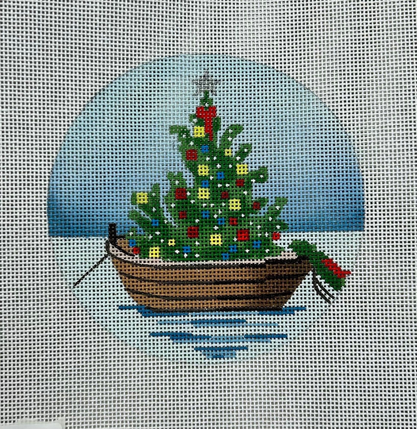 Boston theme:SB1013 Nantucket Boat with wre