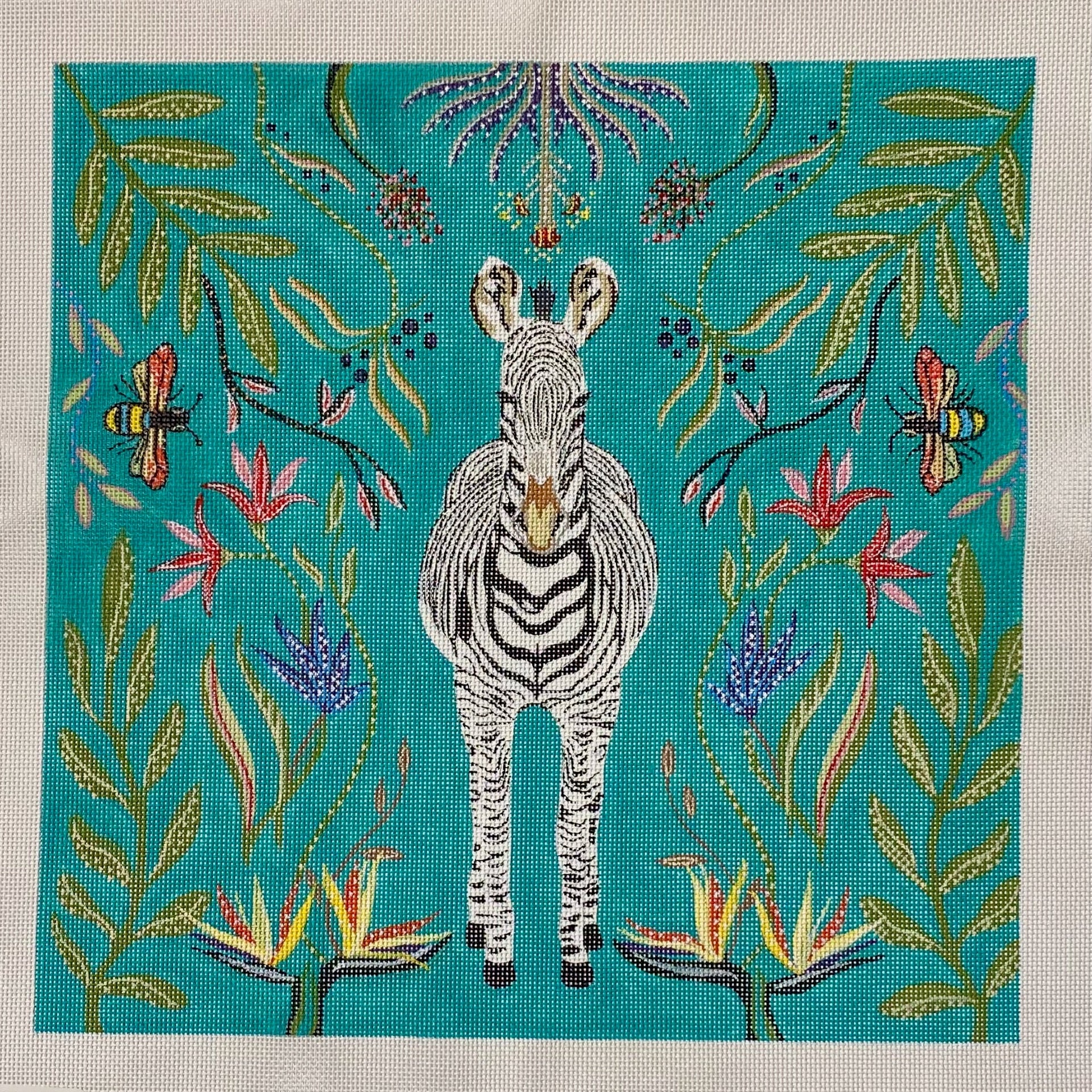 Anne Thomsen:AT105 EA Zebra with Botanicals
