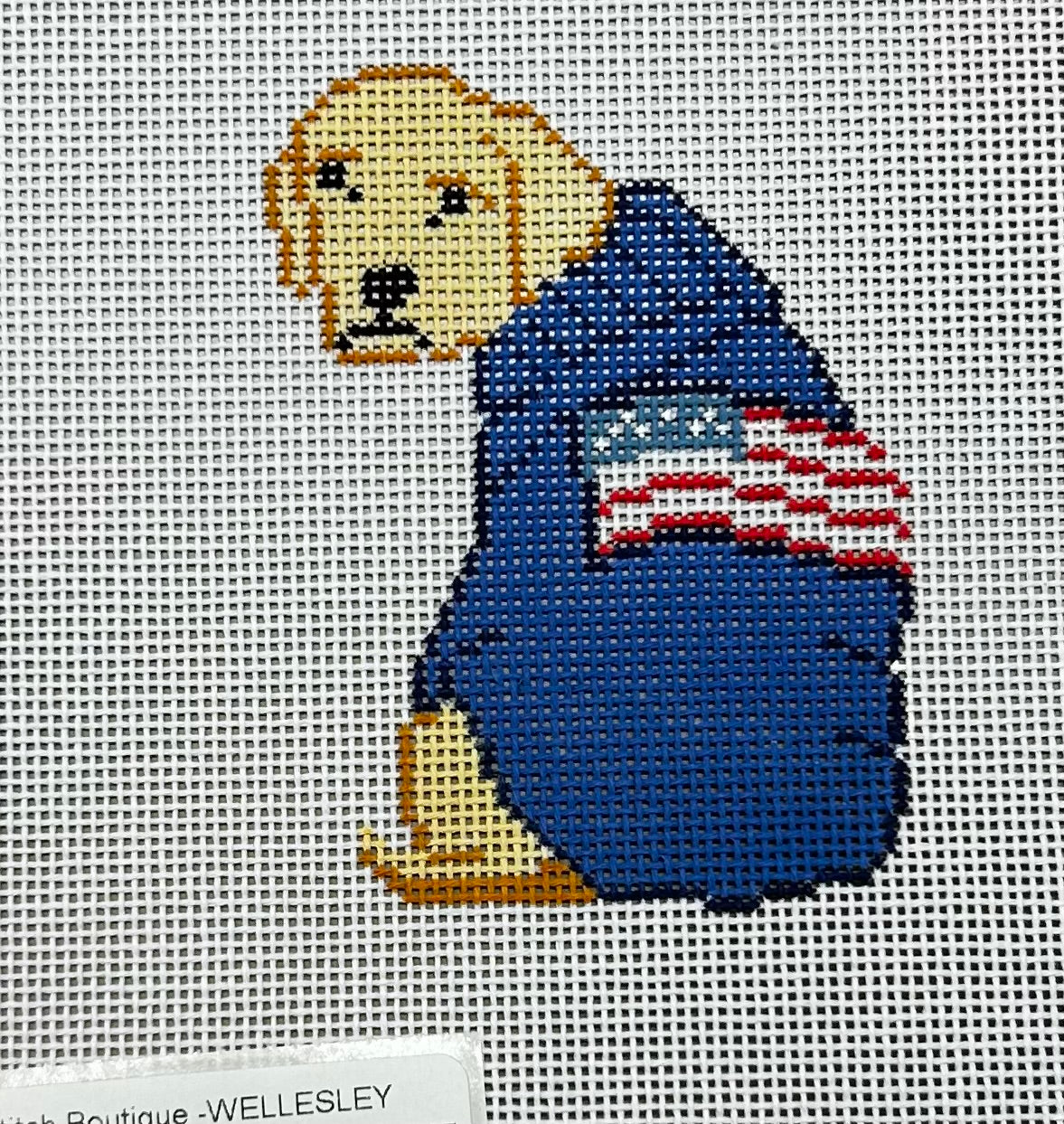 Froopy Designs:FD386 Lab Pup w/ Sweater 18M