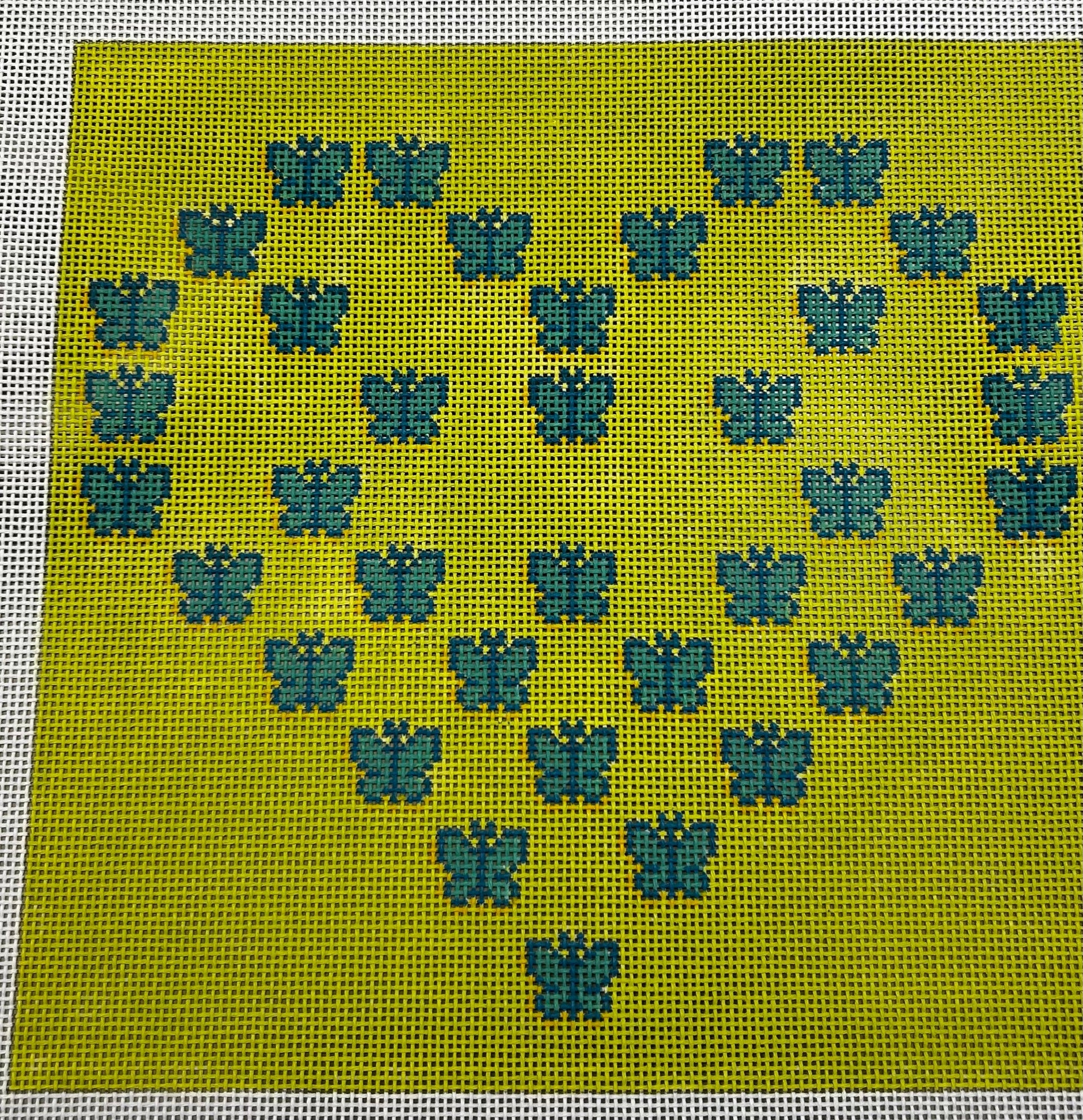 Froopy Designs:FD132 Fluttering Heart 10" squa