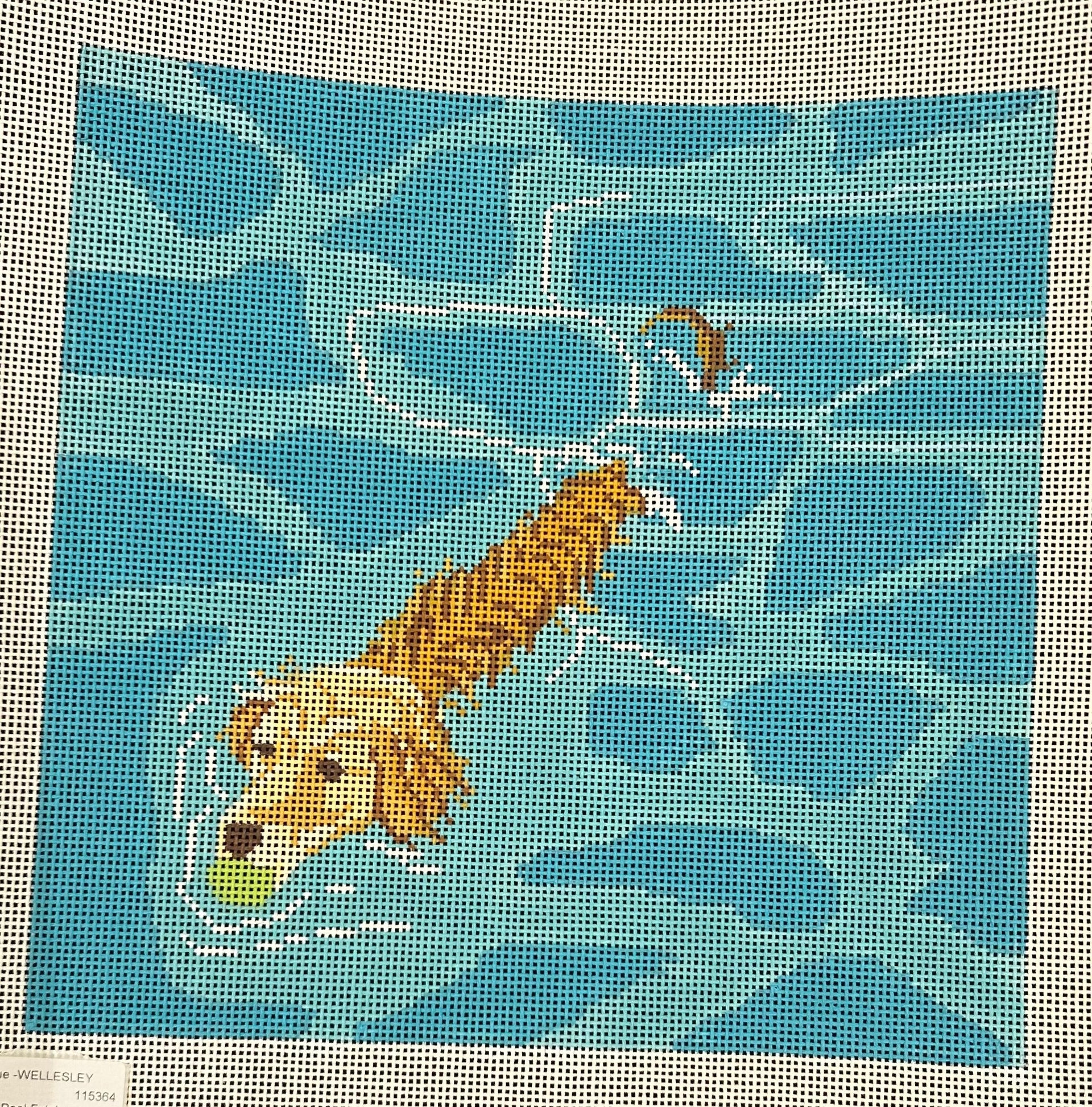 Froopy Designs:FD359 Golden Retriever Pool Fet