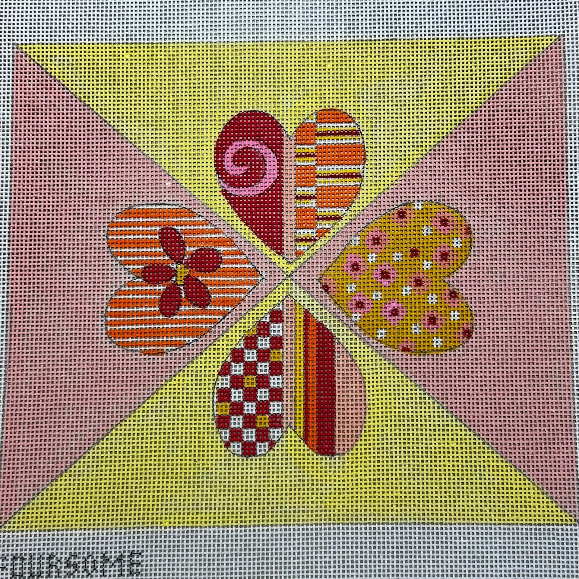 Penny Macleod:PM1863 Foursome 7 1/4 x 7 1/4 1