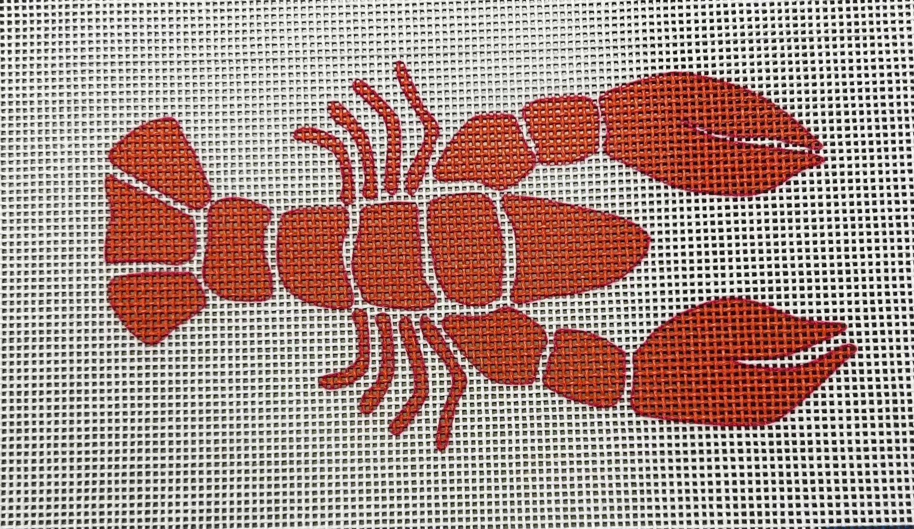 Kate Nelligan:KN45 Red  lobsters 3 1/2"x7