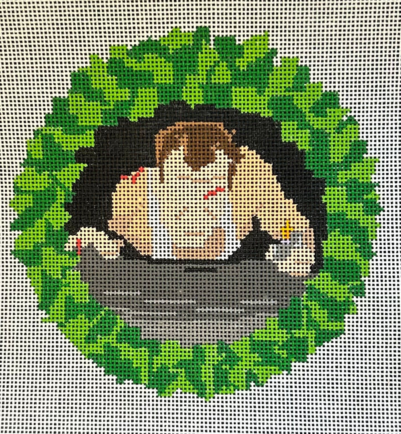 Froopy Designs:FD444 Die Hard Xmas Wreath, 5.5