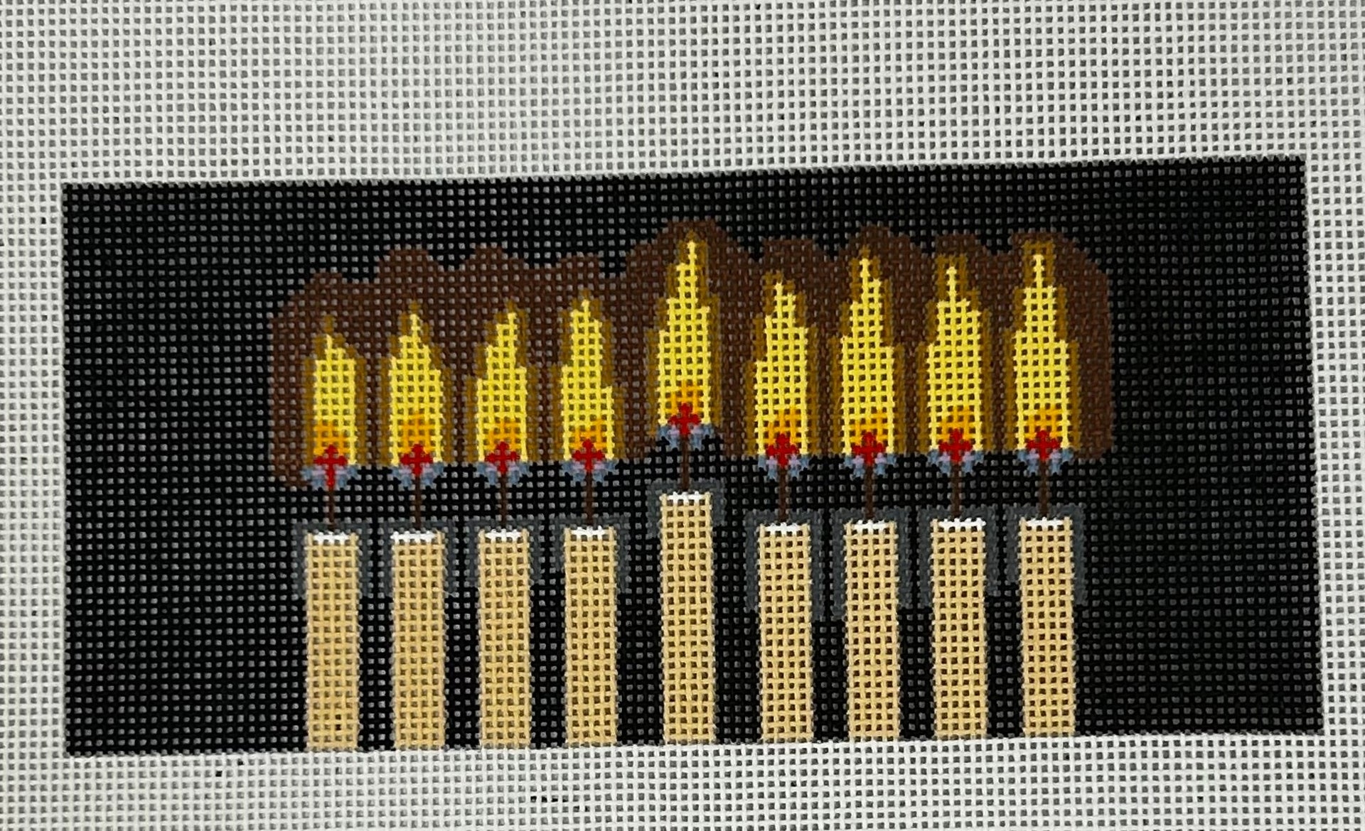 Froopy Designs:FD431 Glowing Menorah Candles,