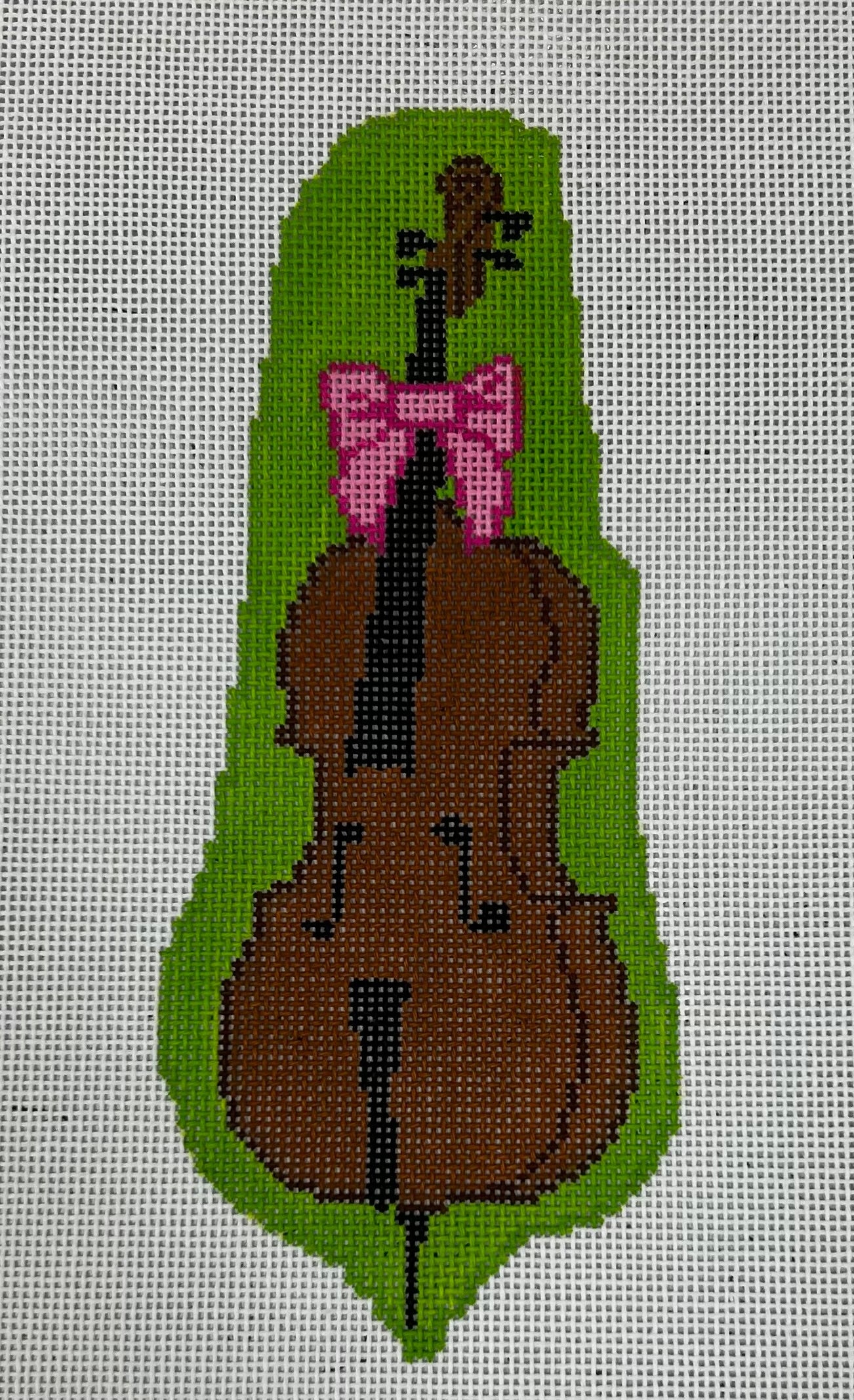 Froopy Designs:FD432 Holiday Cello Ornament, 3