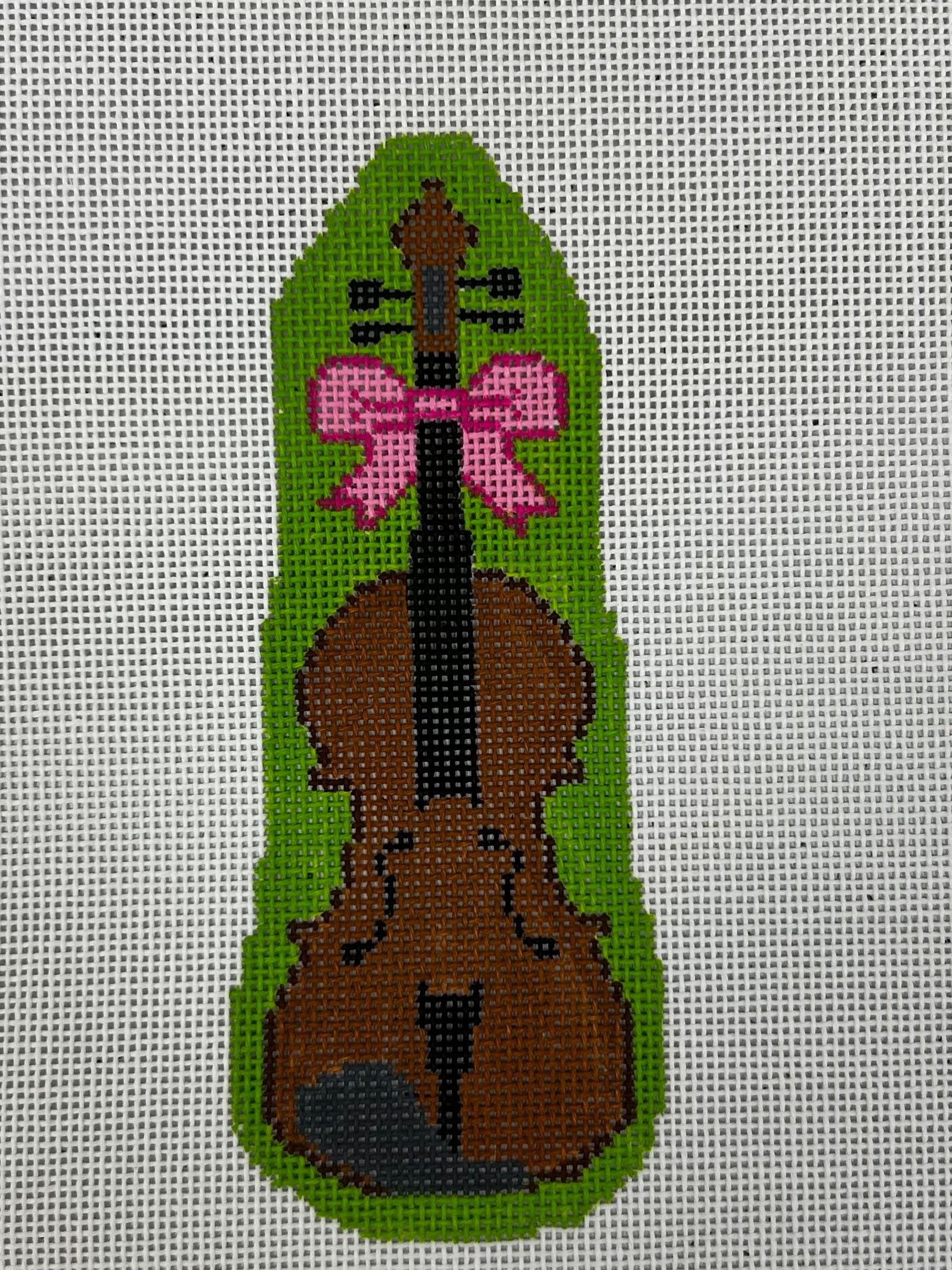Froopy Designs:FD427 Holiday Violin Ornament,