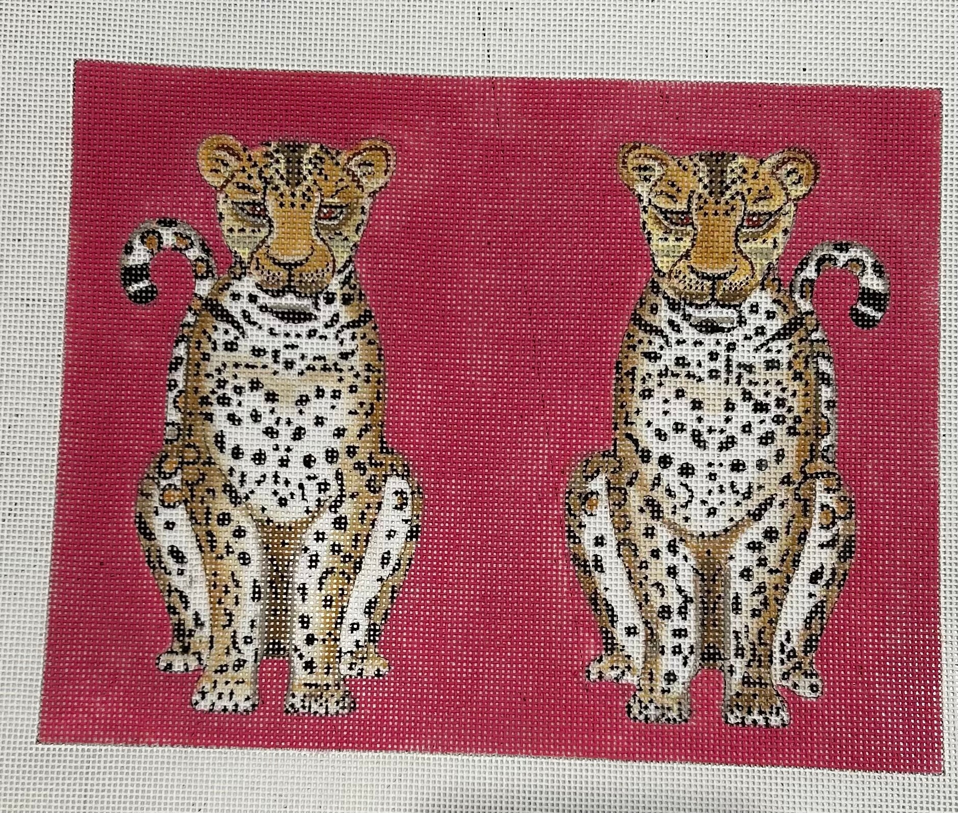 Anne Thomsen:AT121 Pink Leopard Clutch 9x7 1