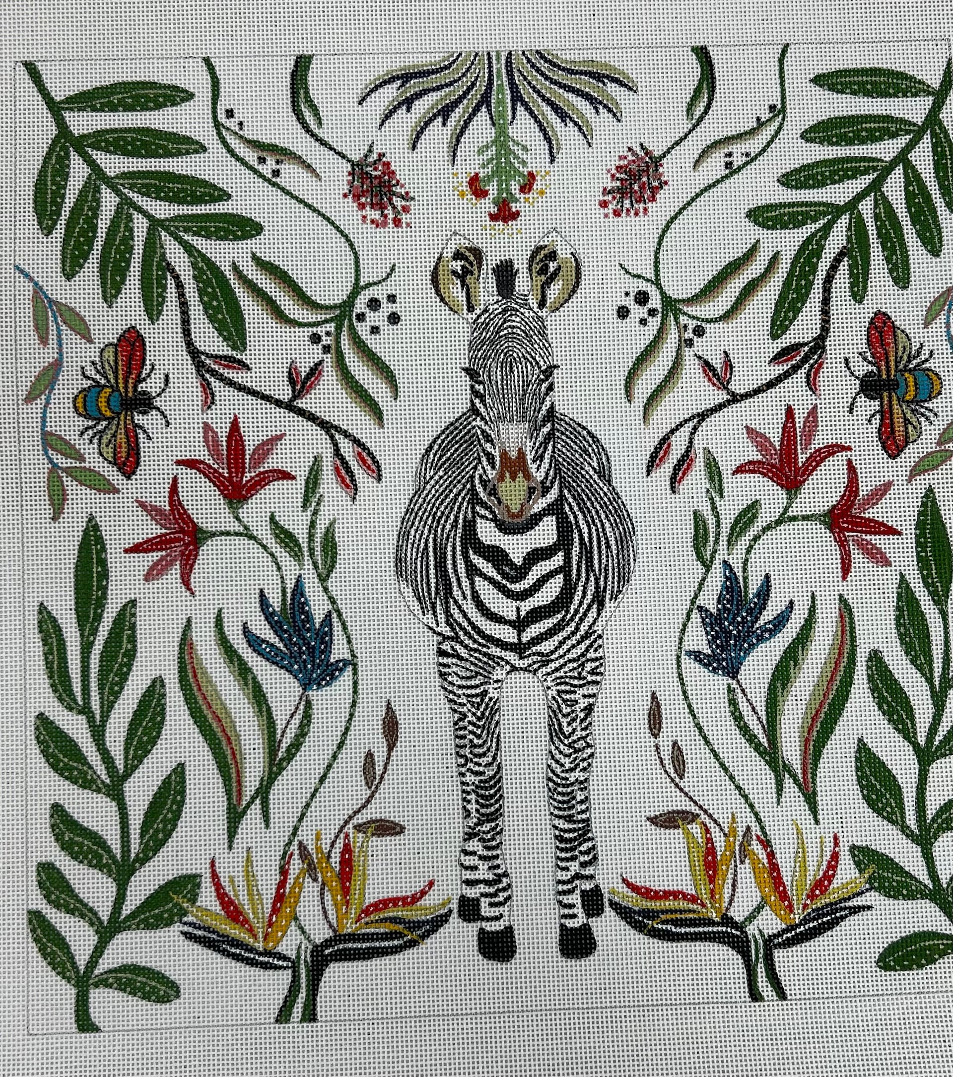 Anne Thomsen:AT106 EA Zebra with Botanicals