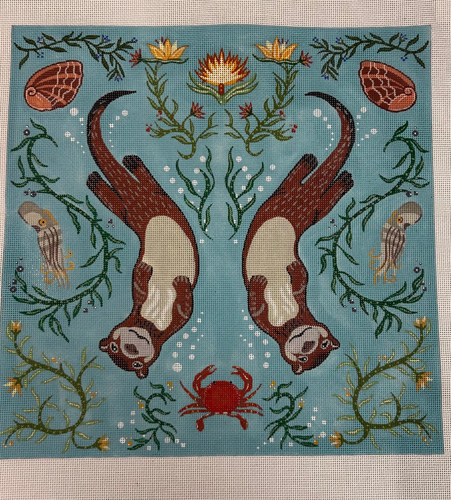 Anne Thomsen:AT114 Otters with Botanicals Bk