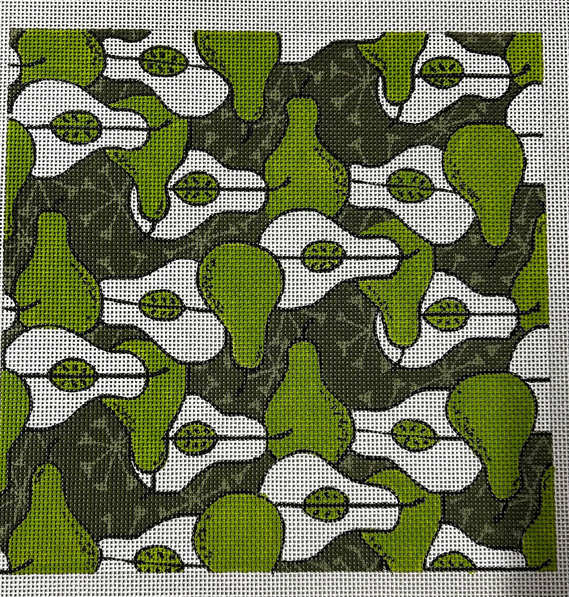 Lizzie Clark Designs:1116B) 2017A  Pears 10x10 13M