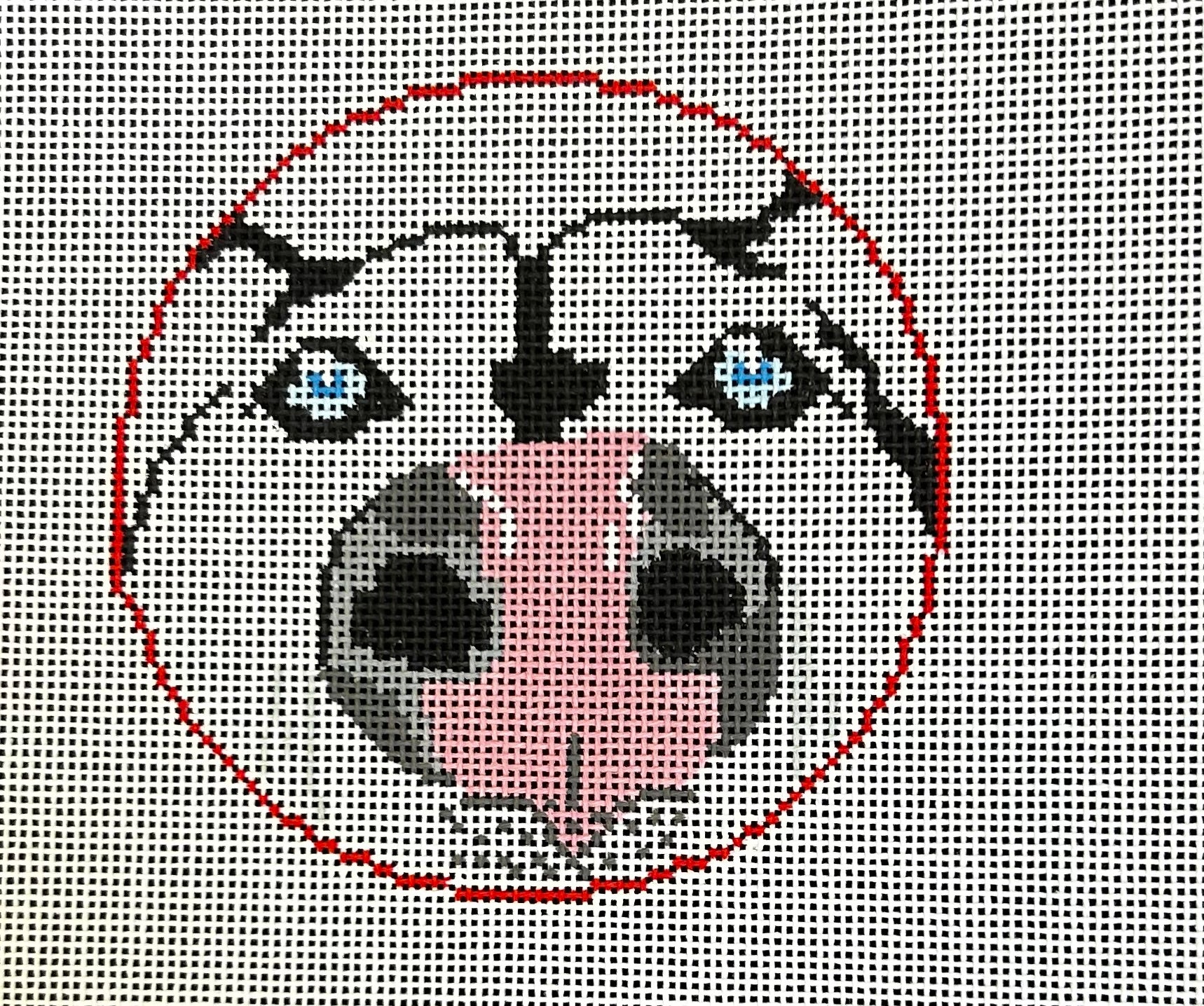 Froopy Designs:FD470 NOSE BOOP husky, 4" round