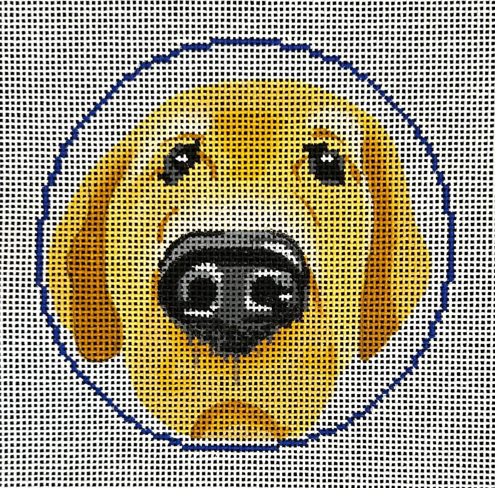 Froopy Designs:FD468 NOSE BOOP yellow lab, 4"