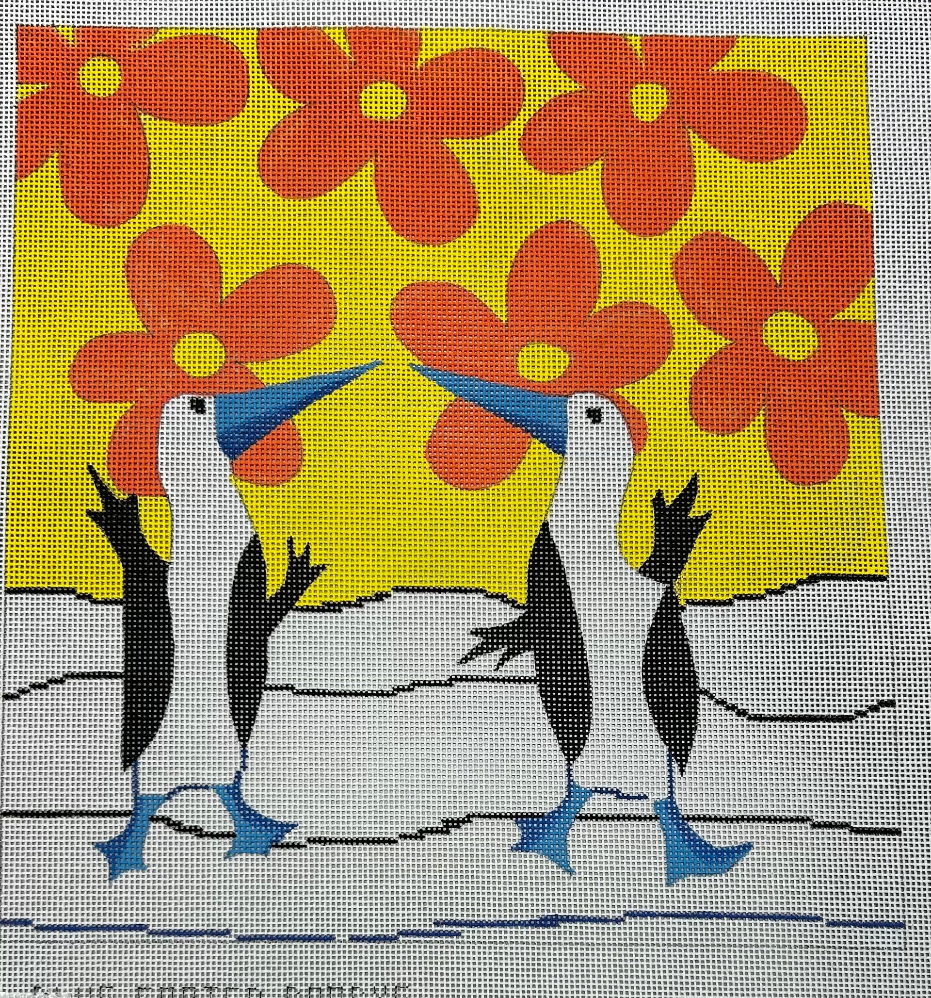 Penny Macleod:PM1866 Blue Footed Boobys 9 1/4