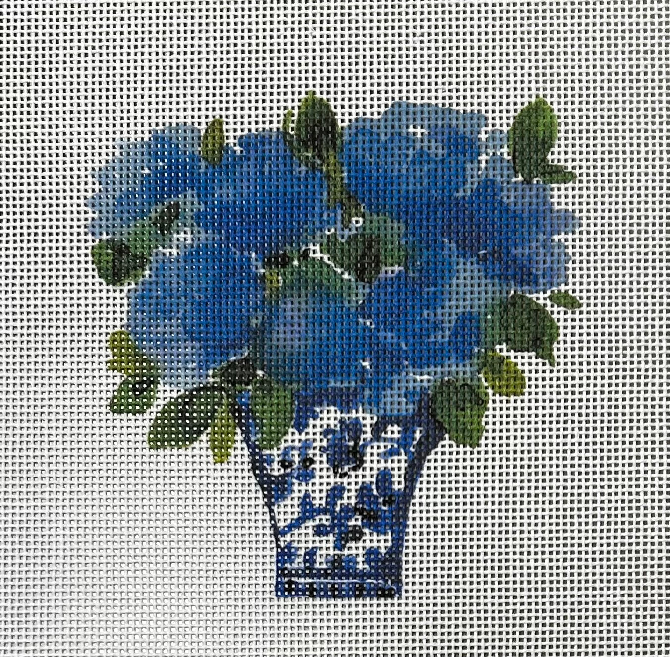 Ellen Crimi-Trent:ECT220D Chinoisierie Blue flowe