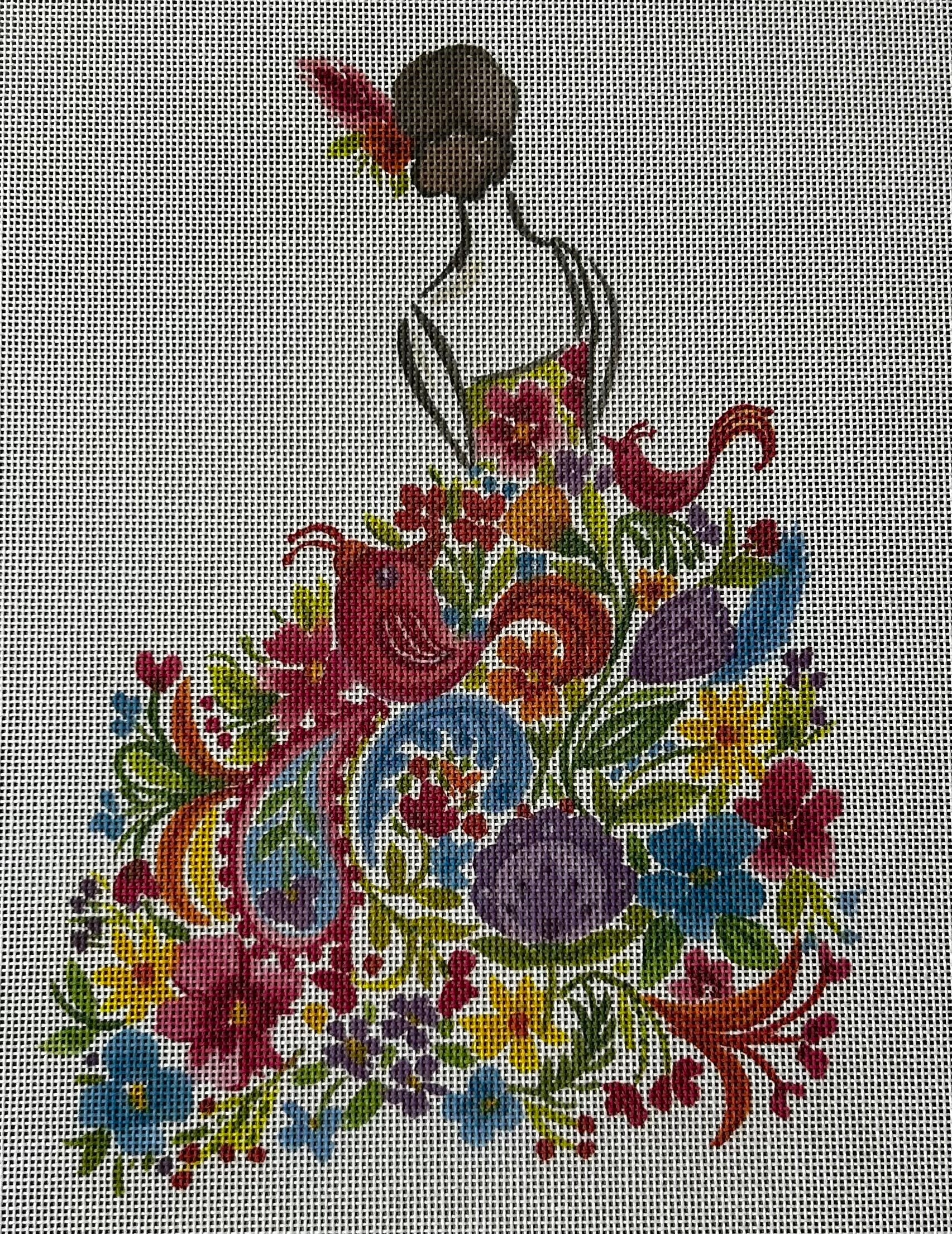 Ellen Crimi-Trent:ECT868A Lady with Pink Bird