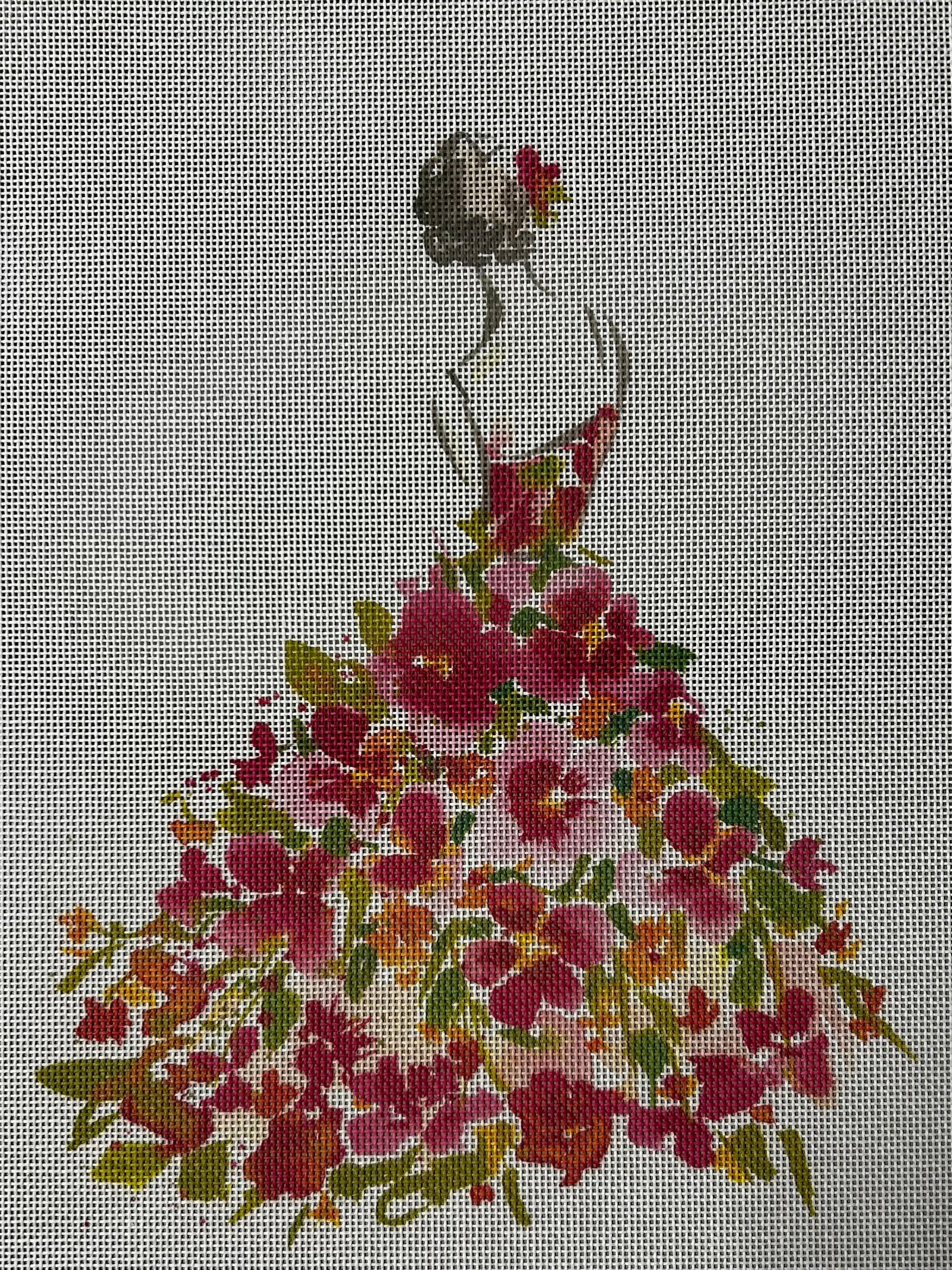 Ellen Crimi-Trent:ECT876D Lady w/Multi Flowers