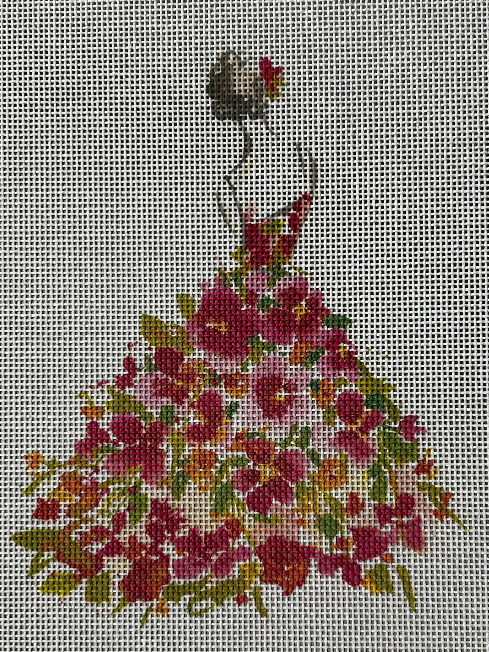 Ellen Crimi-Trent:ECT876E Lady w/Multi Flowers 6x