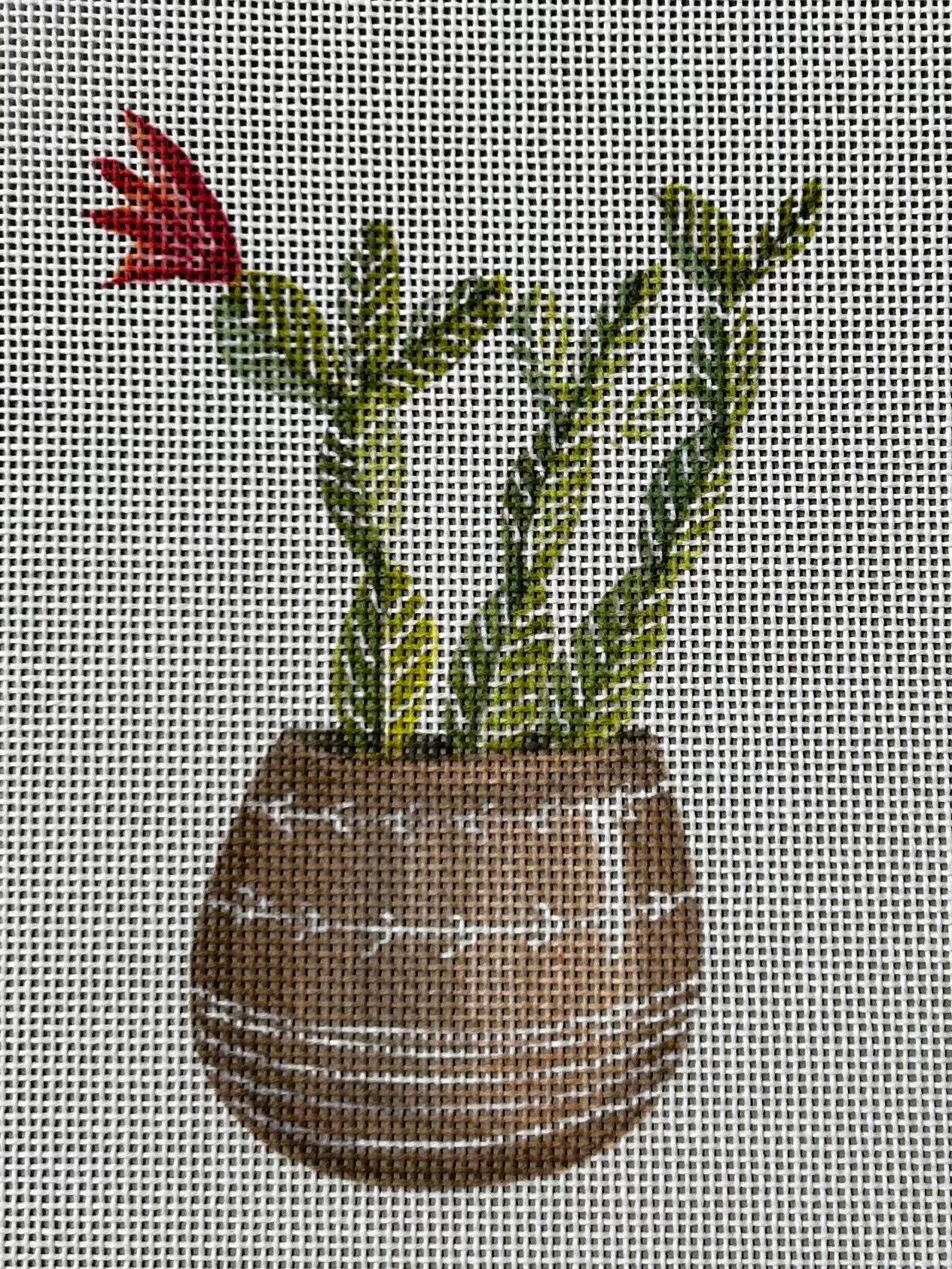 Ellen Crimi-Trent:ECT479B Cactus w/flower left