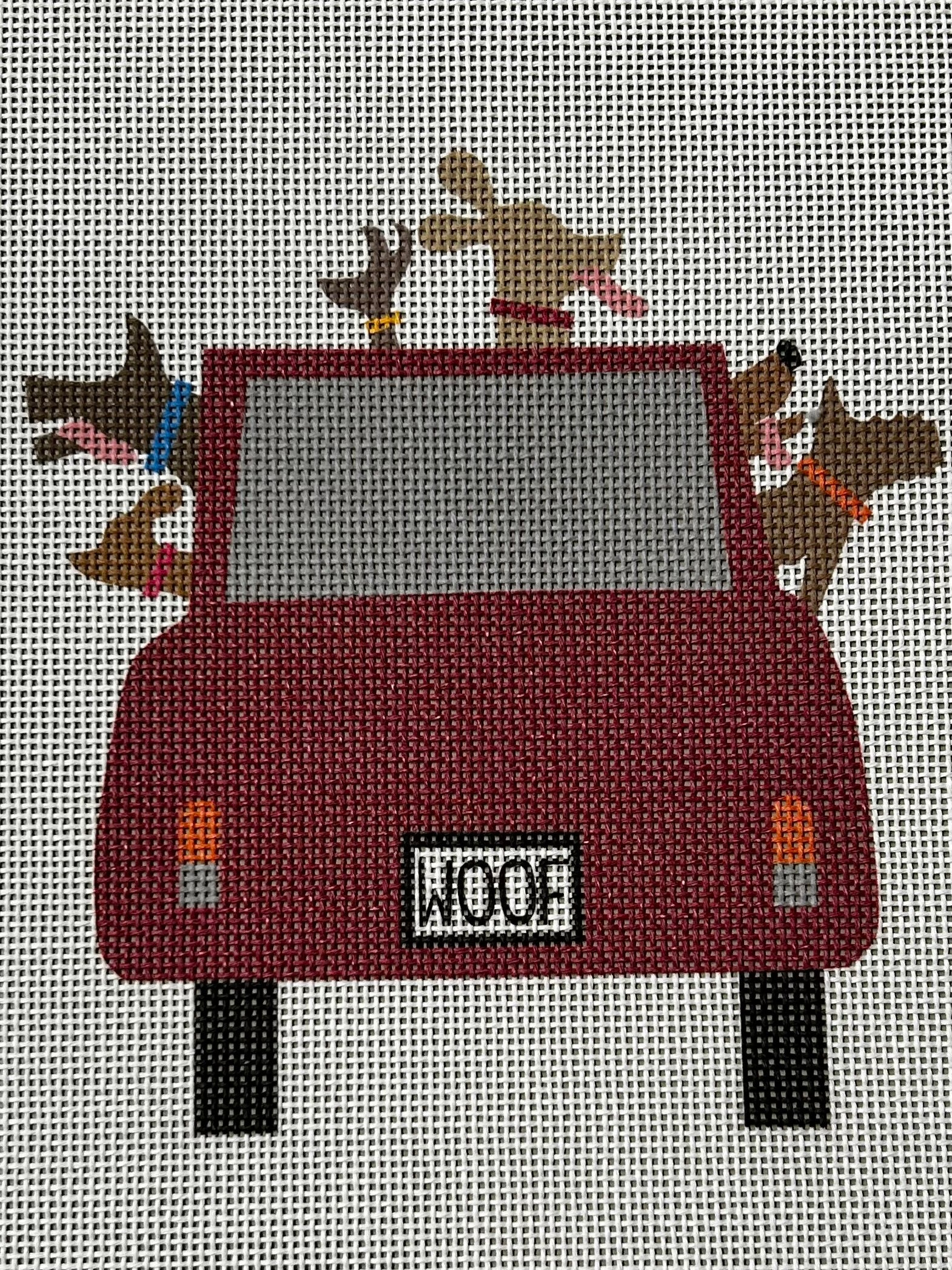 R. Nichols:RN311 Red Car/Dogs 6x7 18M