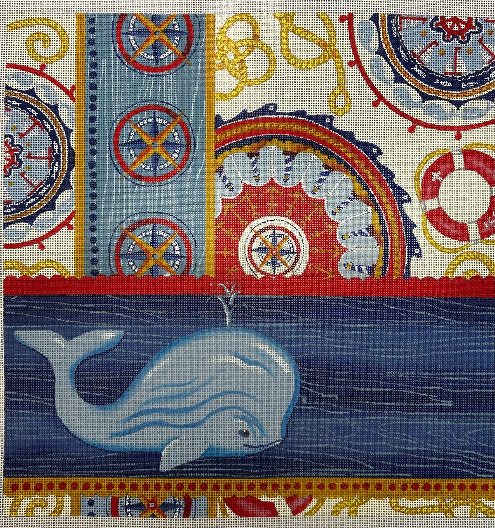 Paul Brent:PB13557 Nautical Suzani Collage