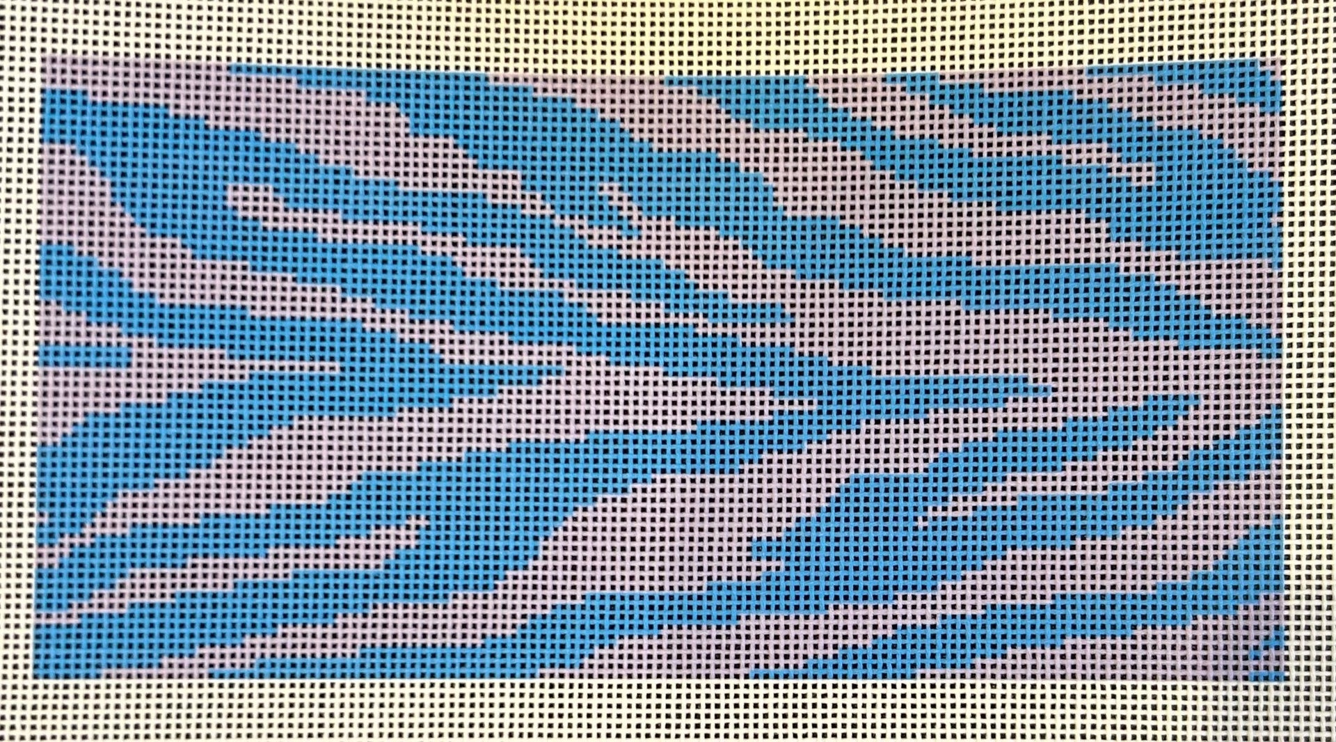 Eye Glass & Clutch:SB28 Animal Skin Purple/Blue 3