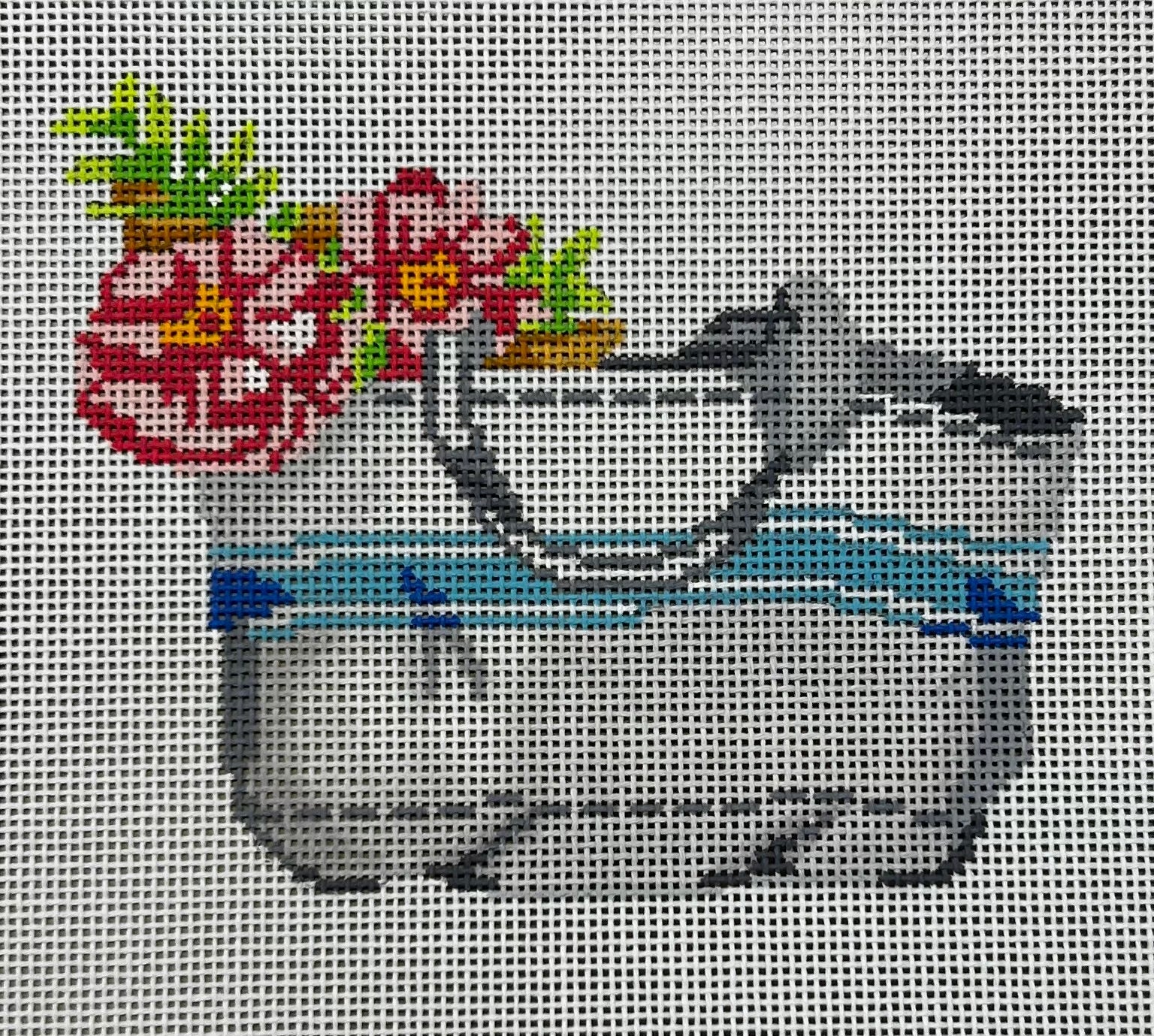 Sara Fitz:SF17 French Stripe Tote 18M